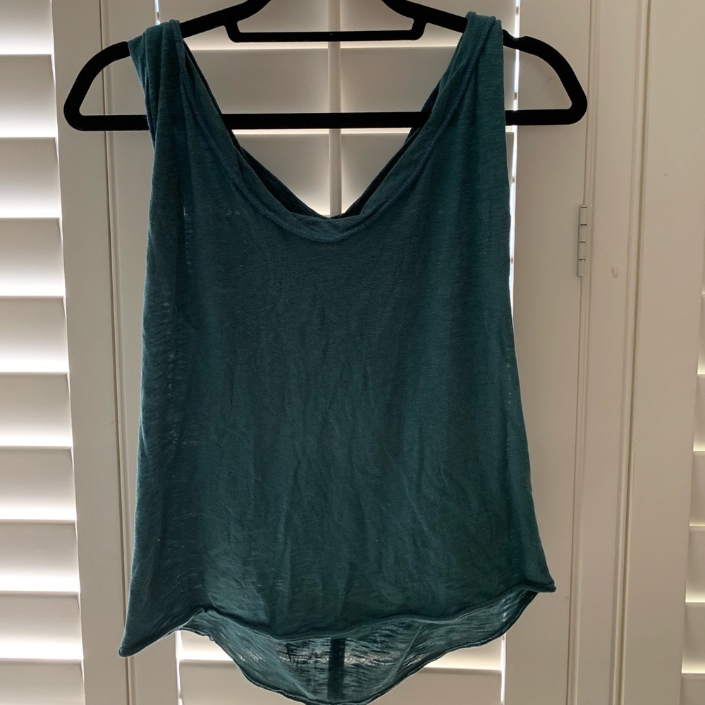 Free People Turquoise Tank